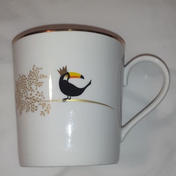 Sara Miller x Portmeirion‎ Toucan Picadilly Mug 22k - Picture 1 of 4